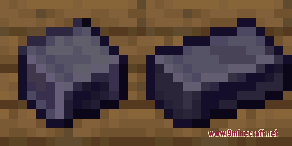 Standardized Ingots Create and More Resource Pack Screenshot 6 Two dark grey ingots reshaped to match the classic vanilla ingot style