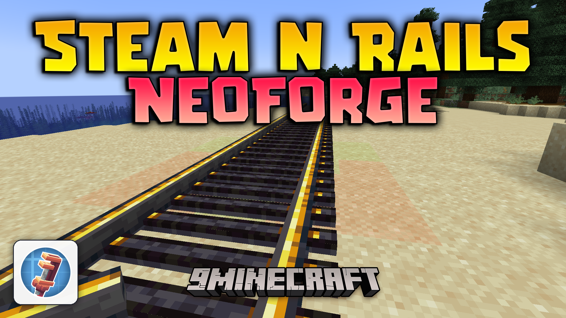 Steam N Rails Neoforge Mod (1.21.1) – Design Custom Trains and Massive Rail