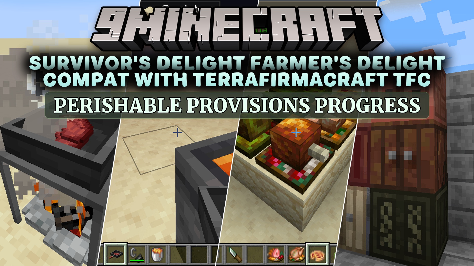 Survivor's Delight Farmer's Delight Compat with Terrafirmacraft TFC Mod (1.21.1, 1.20.1)