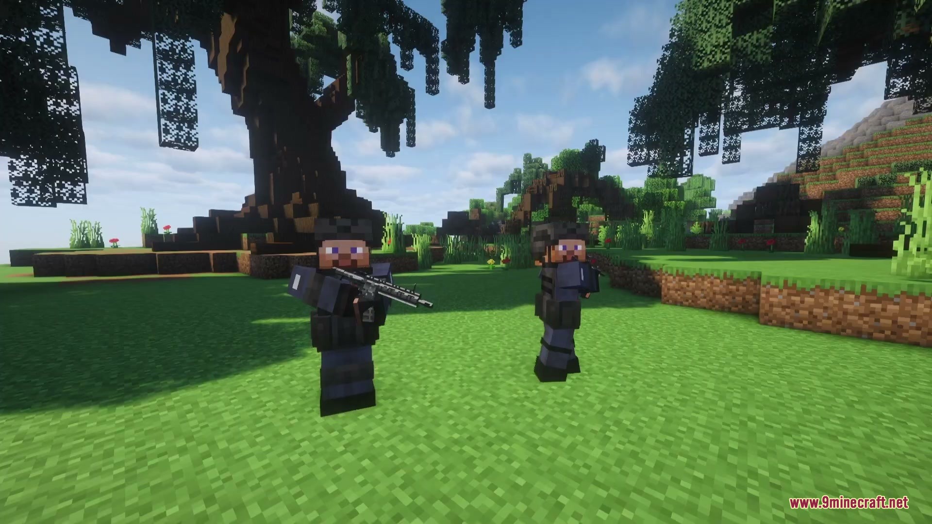 TACZ Biome Soldiers Mod (1.20.1) – Fight Armed Patrols and Hire Tactical — screenshot 5