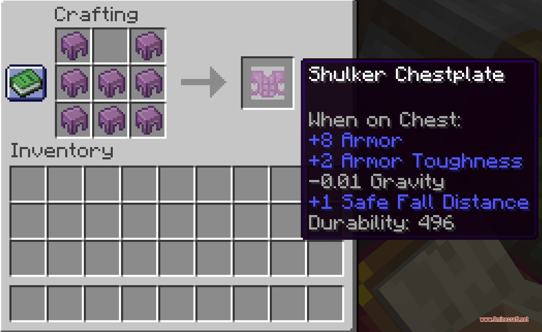 Ta Te's Extra Armors and Elytras Data Pack (26.2, 1.21.11) — screenshot 1