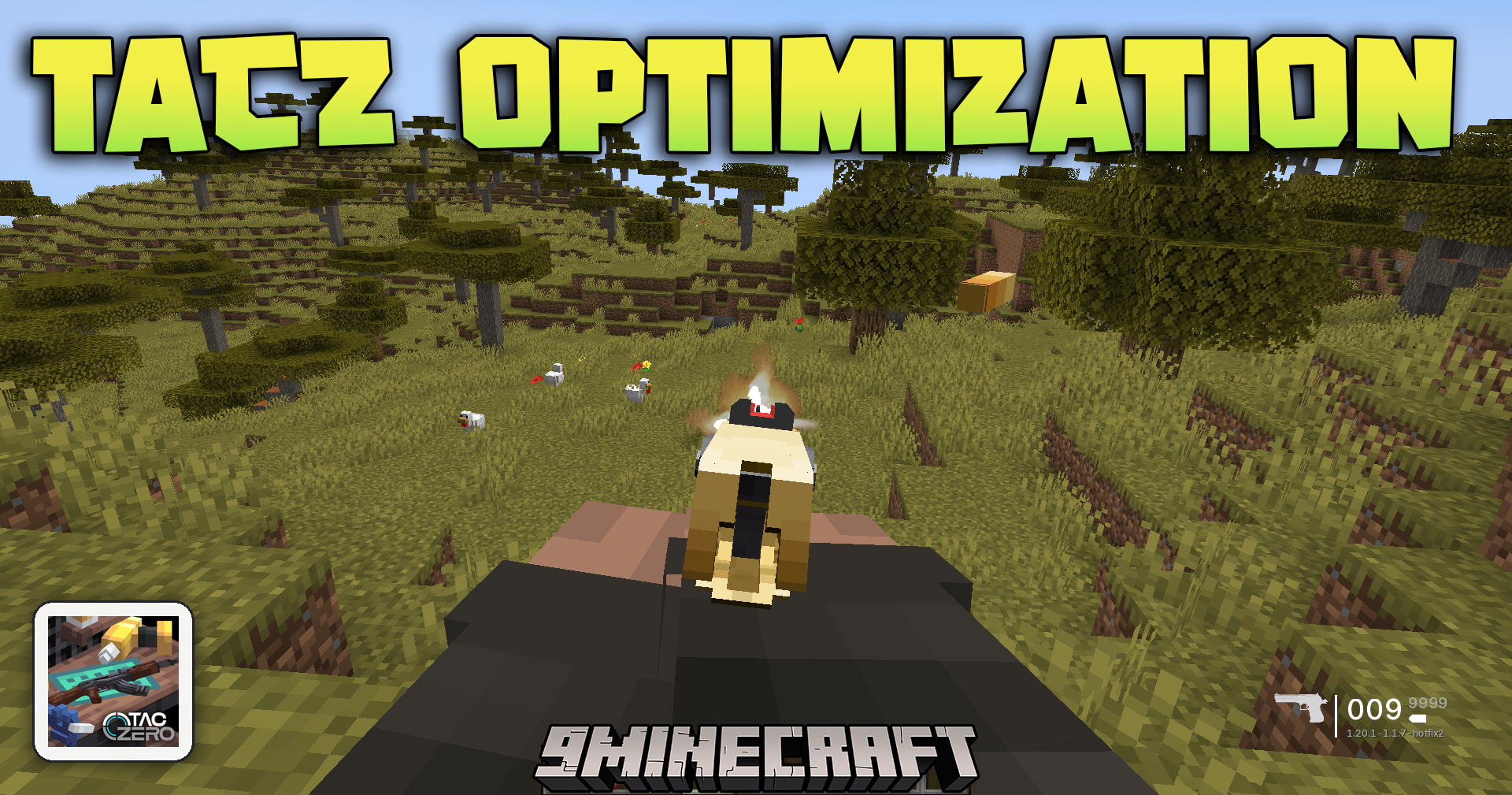 TaCZ Optimization Mod (1.20.1) – Stop Frame Drops During Multiplayer Gunfights