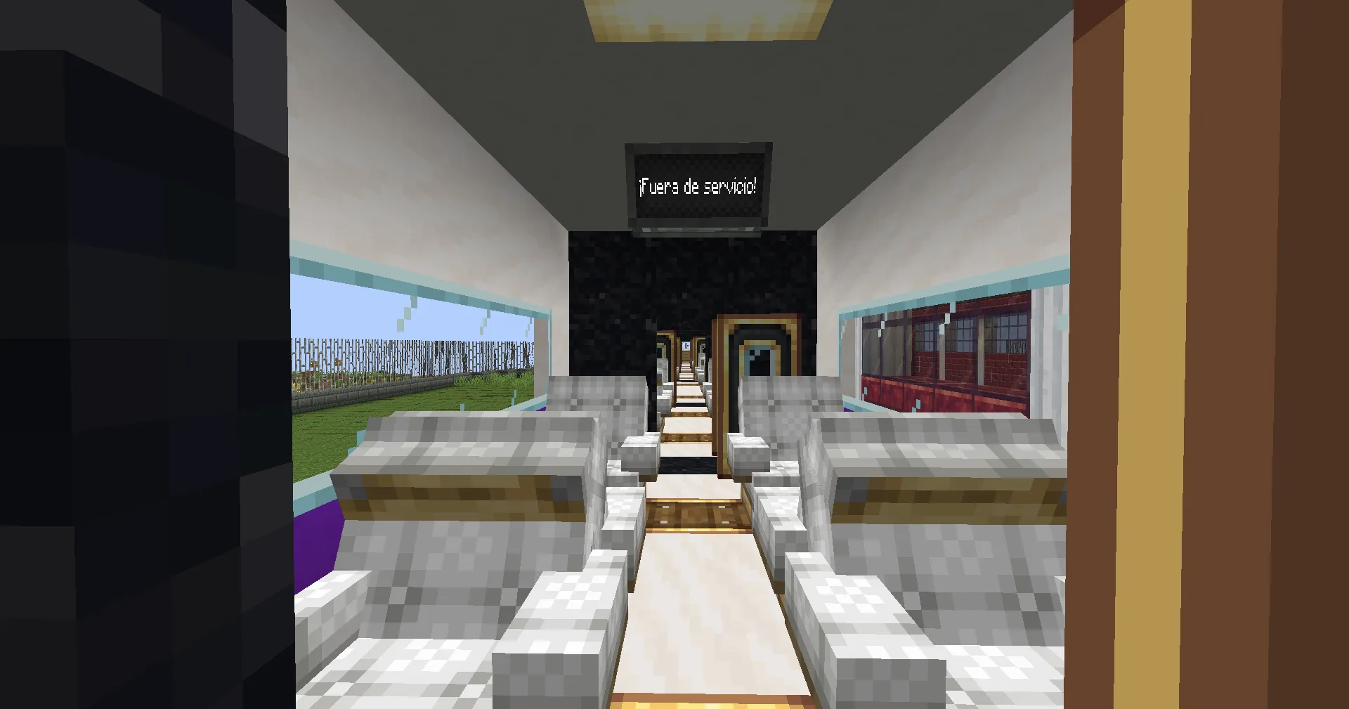 Talgo S350 Sro Renfe S112 Ave Schematic Screenshots 2 Interior view of a high speed train carriage with white passenger seats