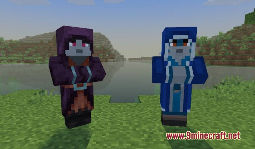 Terran Pillagers Resource Pack Screenshot 5 Terran Pillagers Resource Pack adds square heads to these two robed mobs