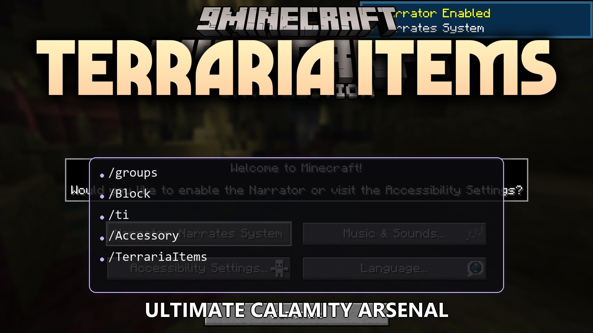 Terraria Items Plugin