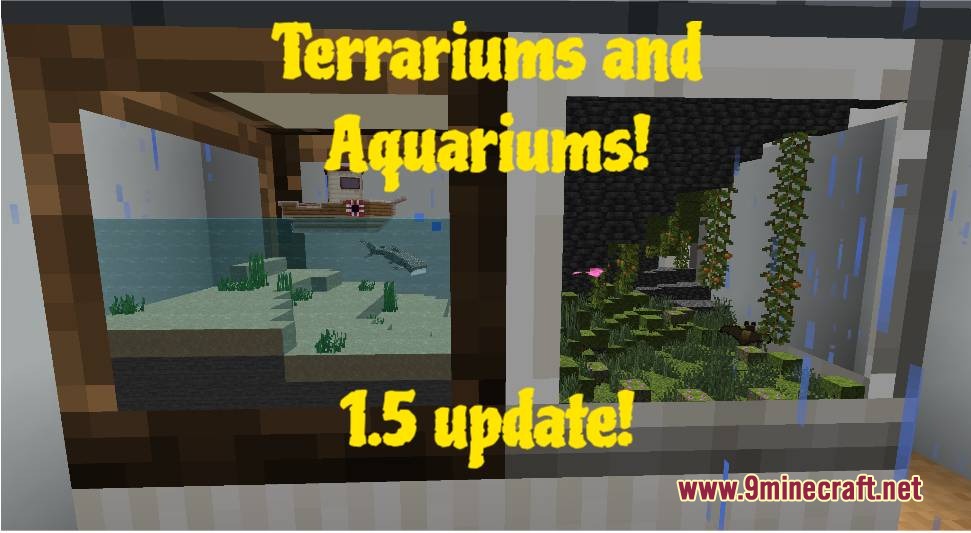 Terrariums and Aquariums Mod (1.21.1, 1.20.1) – Build Custom Glass Habitats — screenshot 4