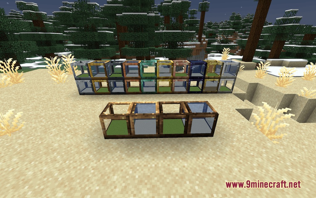 Terrariums and Aquariums Mod (1.21.1, 1.20.1) – Build Custom Glass Habitats — screenshot 5