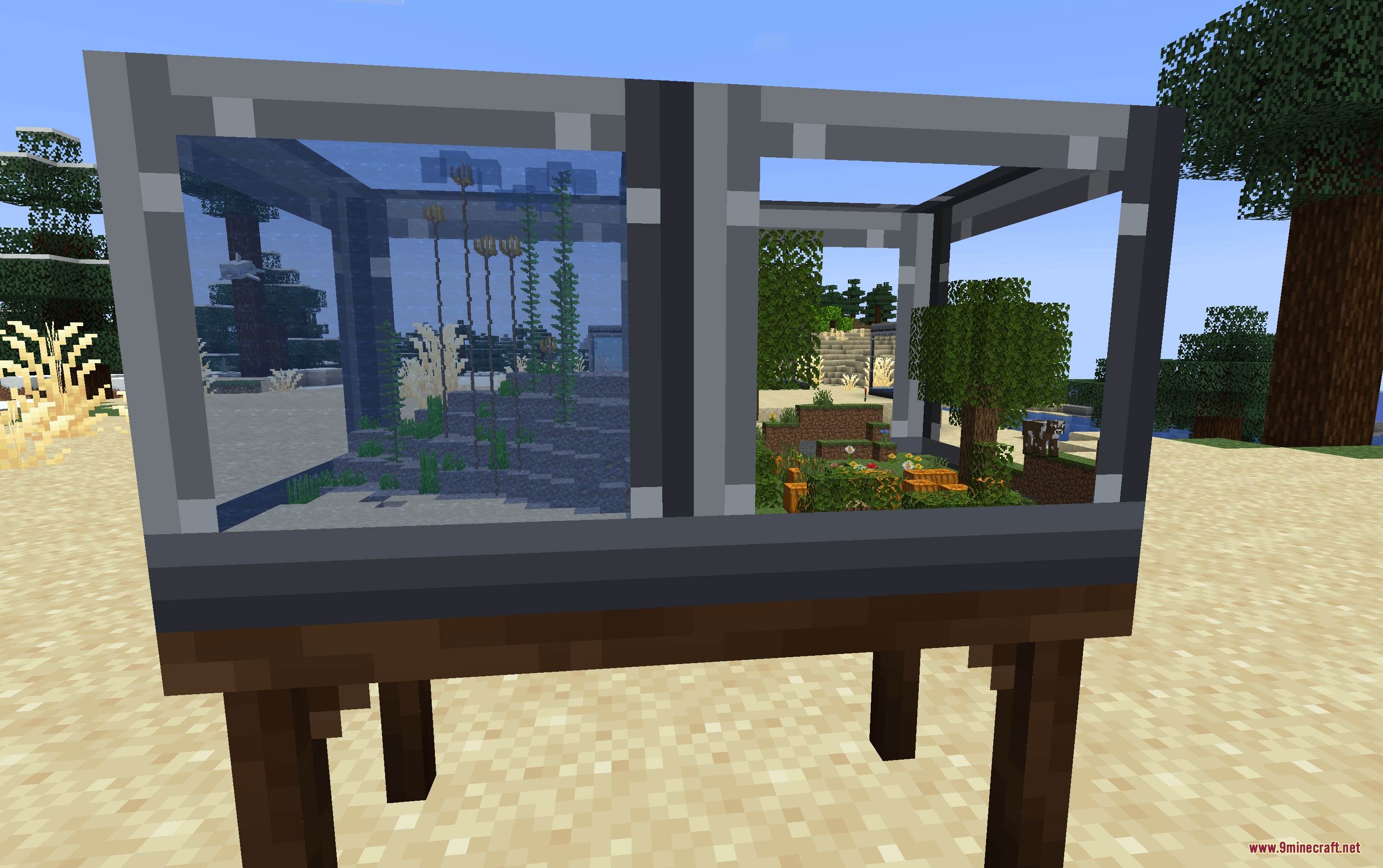 Terrariums and Aquariums Mod (1.21.1, 1.20.1) – Build Custom Glass Habitats — screenshot 6