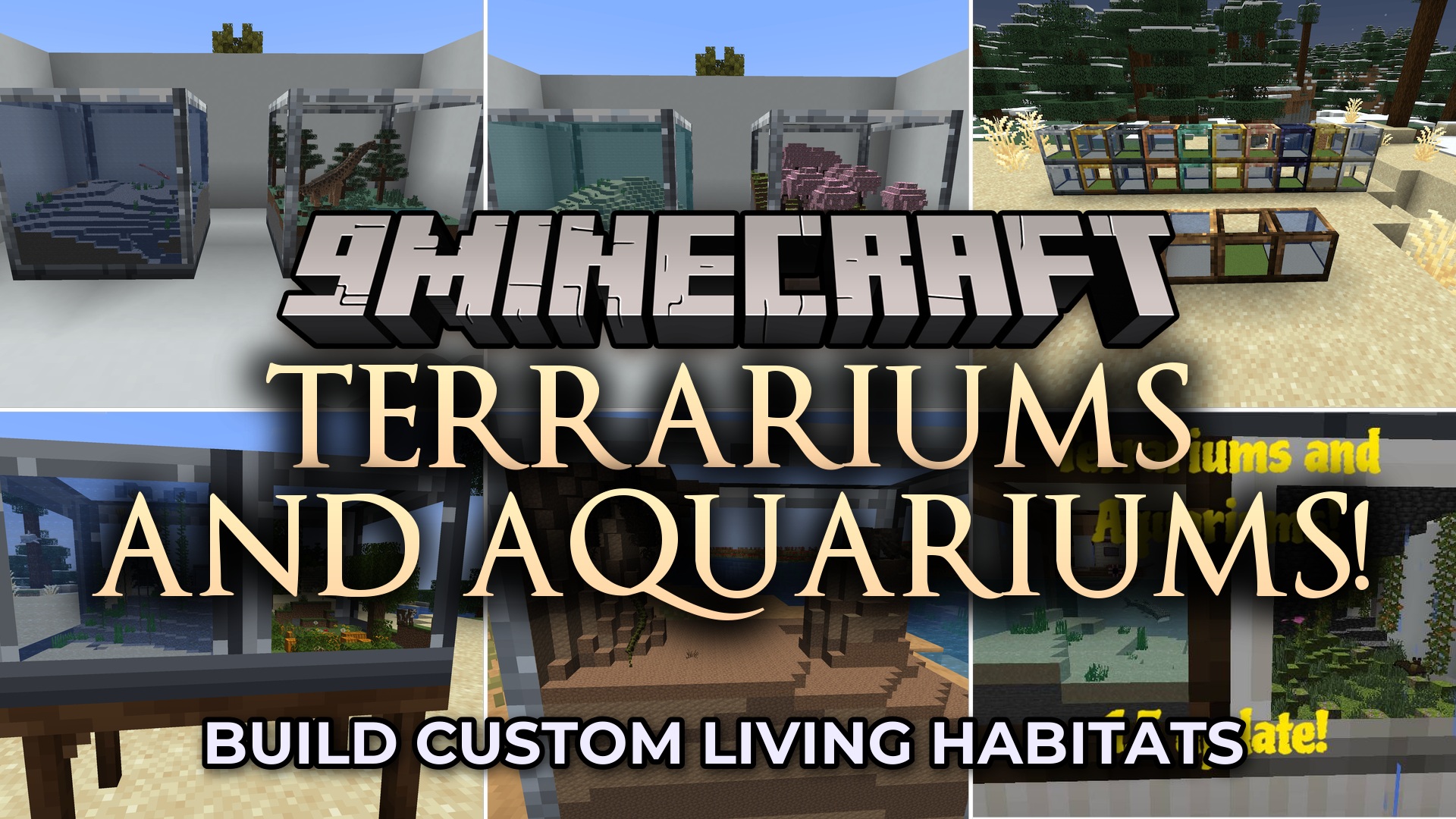 Terrariums and Aquariums Mod (1.21.1, 1.20.1) – Build Custom Glass Habitats