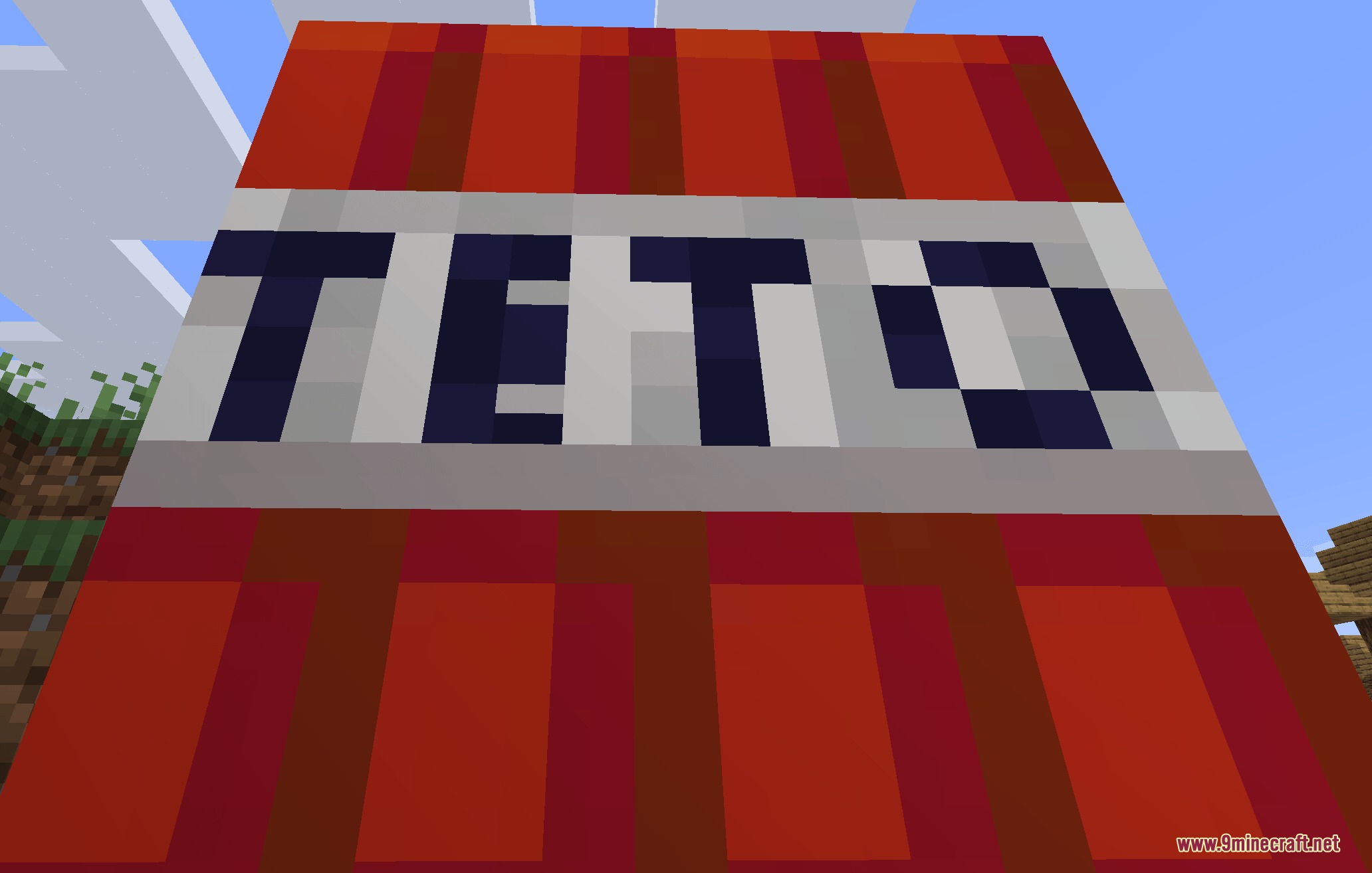 Tetoholic Resource Pack Screenshot 6 A red TNT block with the word Teto written on the side