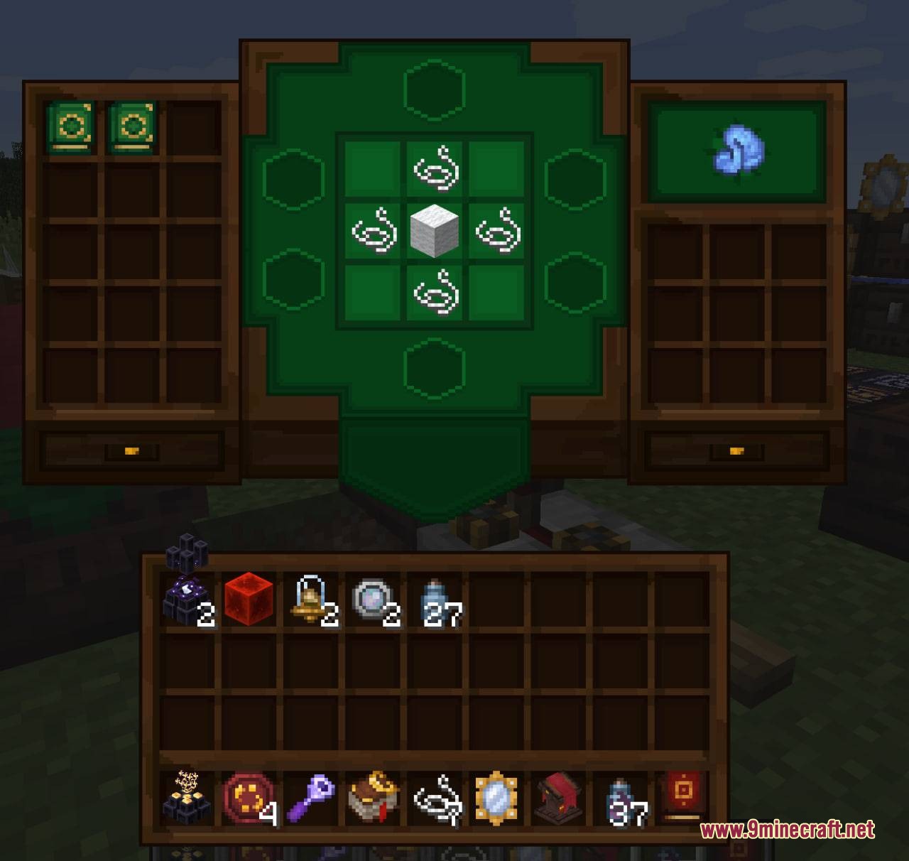 Thaumic Attempts Mod Screenshot 7 Arcane crafting interface from the Thaumic Attempts mod showing magical recipes