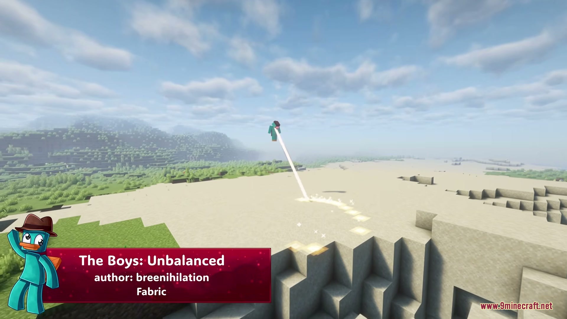 The Boys Unbalanced Mod Screenshot 11 The Boys Unbalanced mod featuring a character flying and firing laser beams