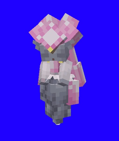 The Jewel Pokémon Data Pack Screenshot 7 A custom Minecraft model of the legendary rock and fairy Pokemon Diancie