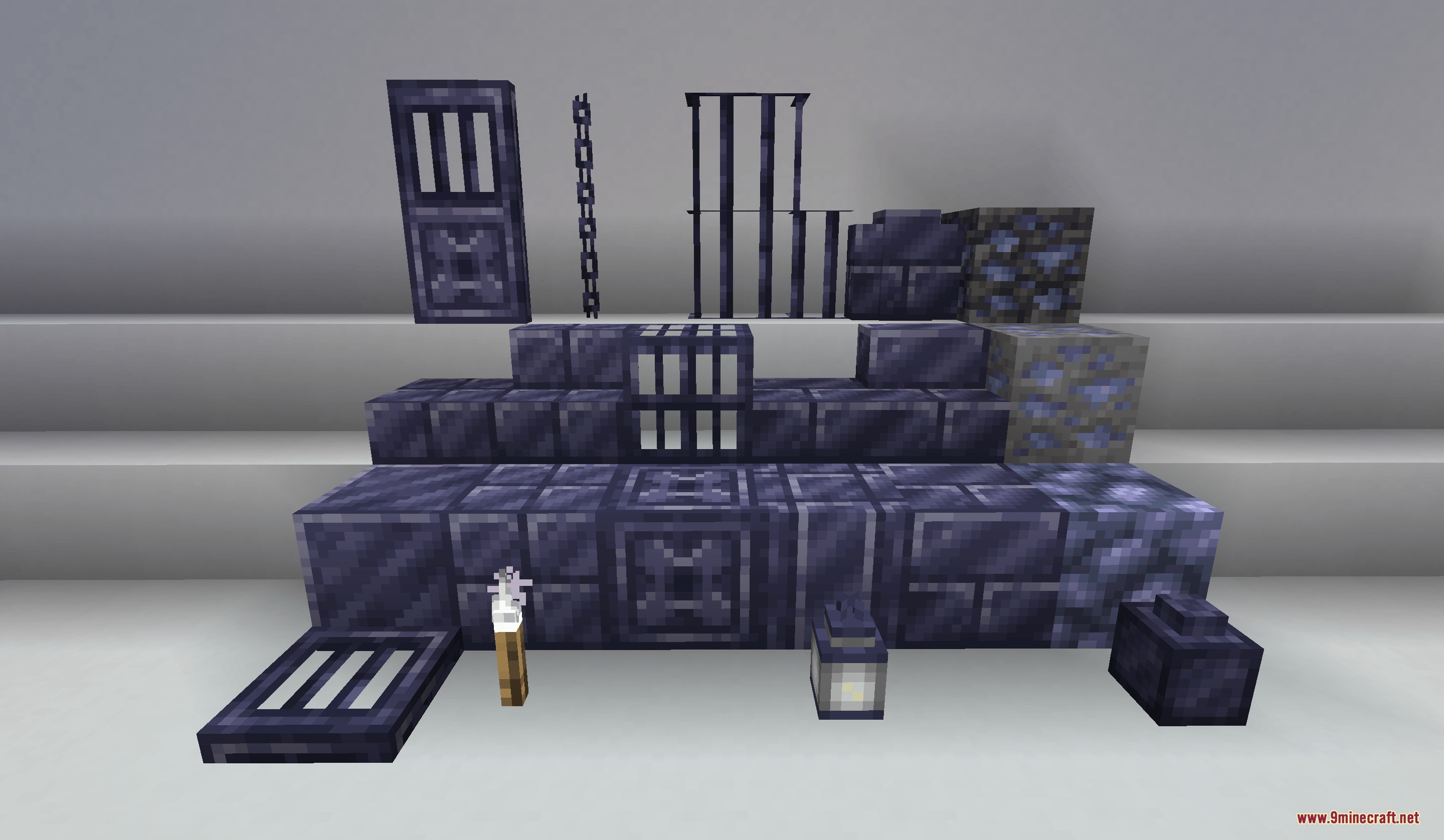 The Lead Age Mod Screenshot 2 A showcase of lead blocks and items from the Lead Age Mod