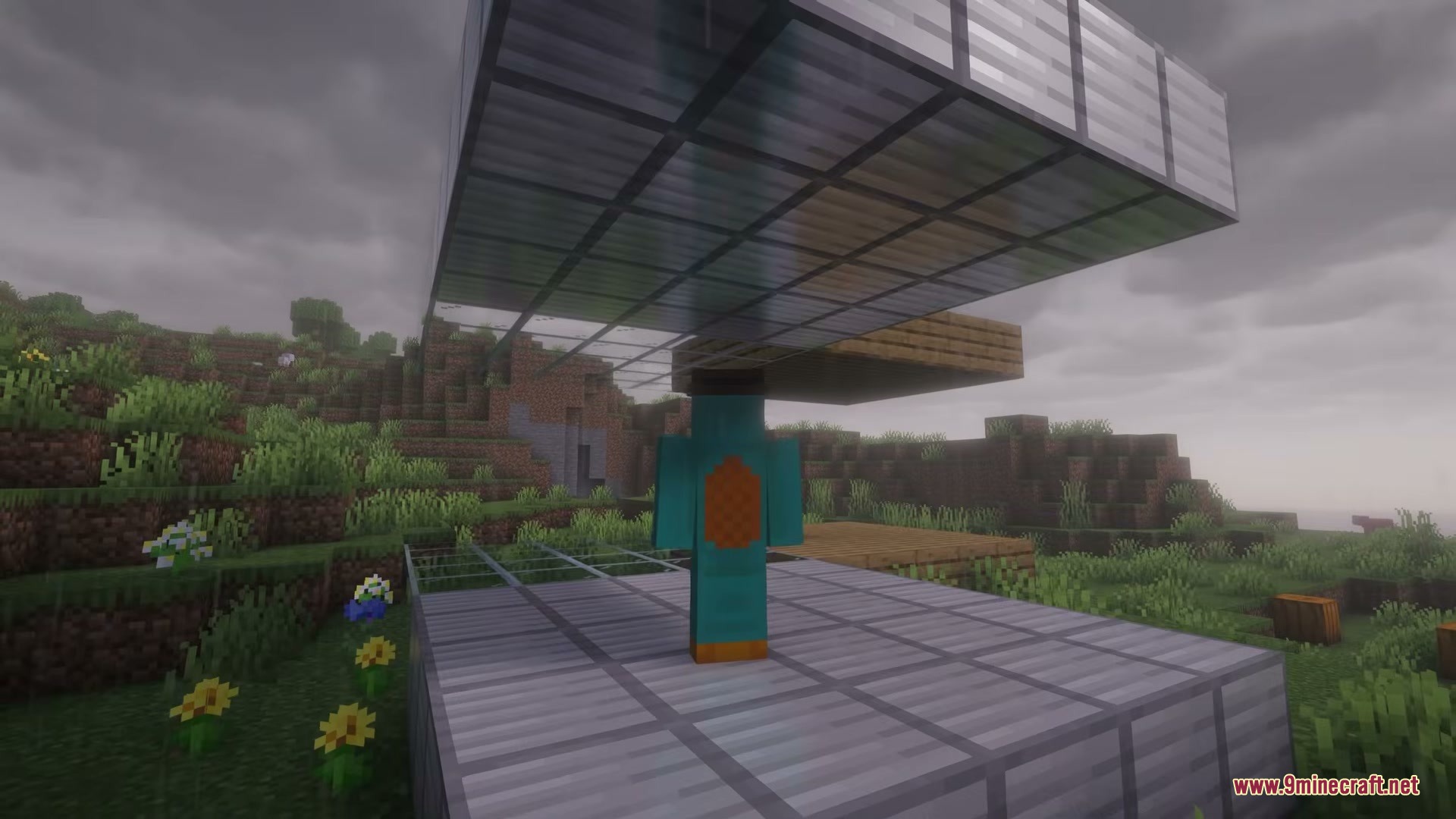 The Sound of Rain Mod Screenshot 7 The Sound of Rain Mod adds realistic weather audio to different block surfaces