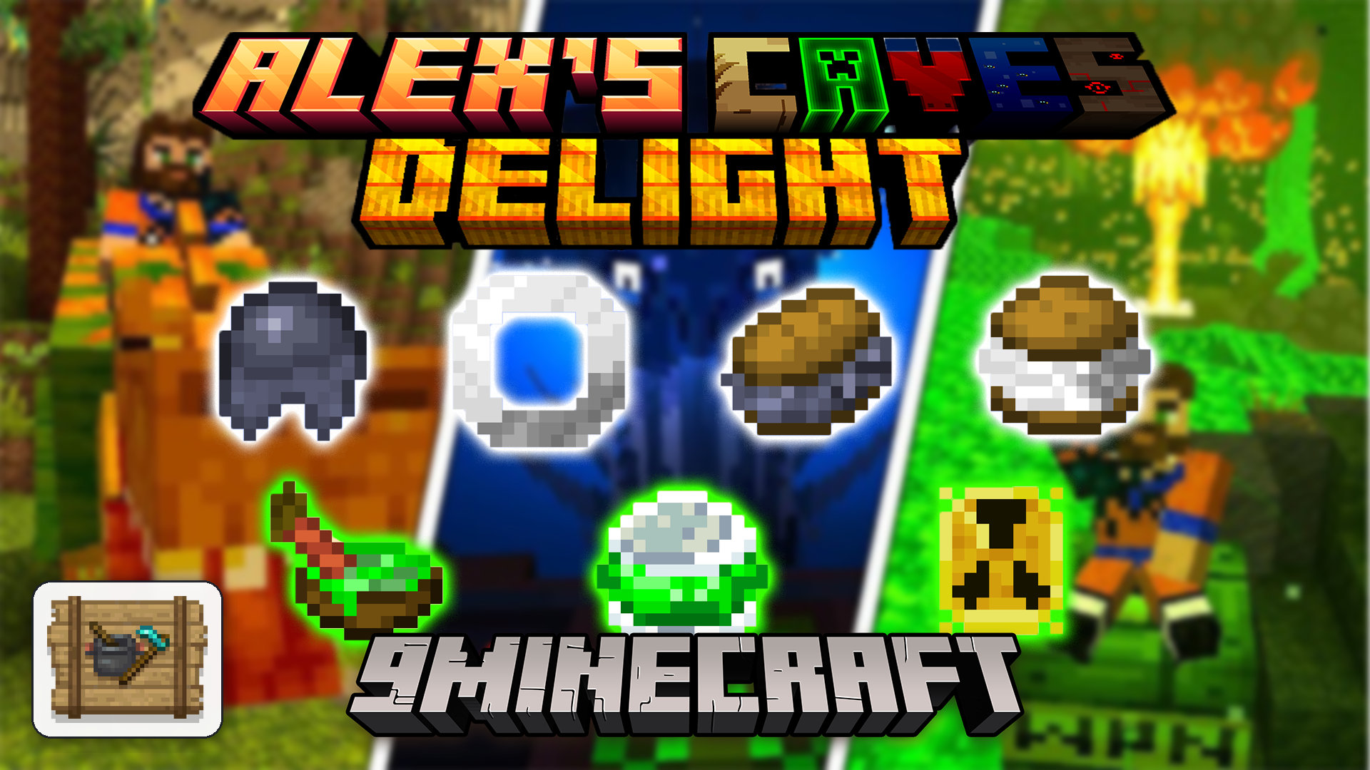 Alex's Caves Delight Mod (1.21.1, 1.20.1) – Bring The Flavor Of Caves To Your Table