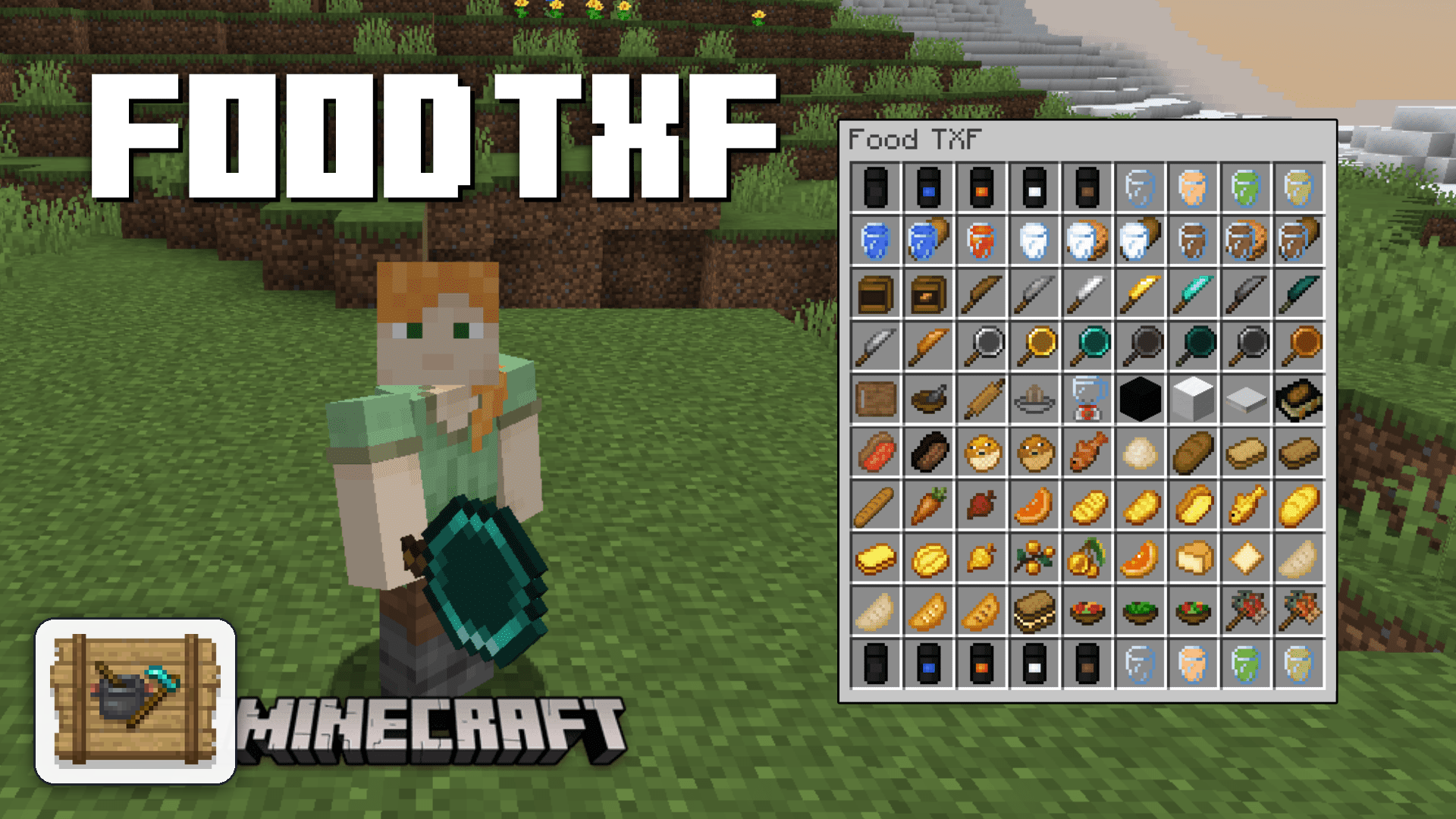 Food TXF Mod (26.2, 1.20.1) – Extra Food Items!