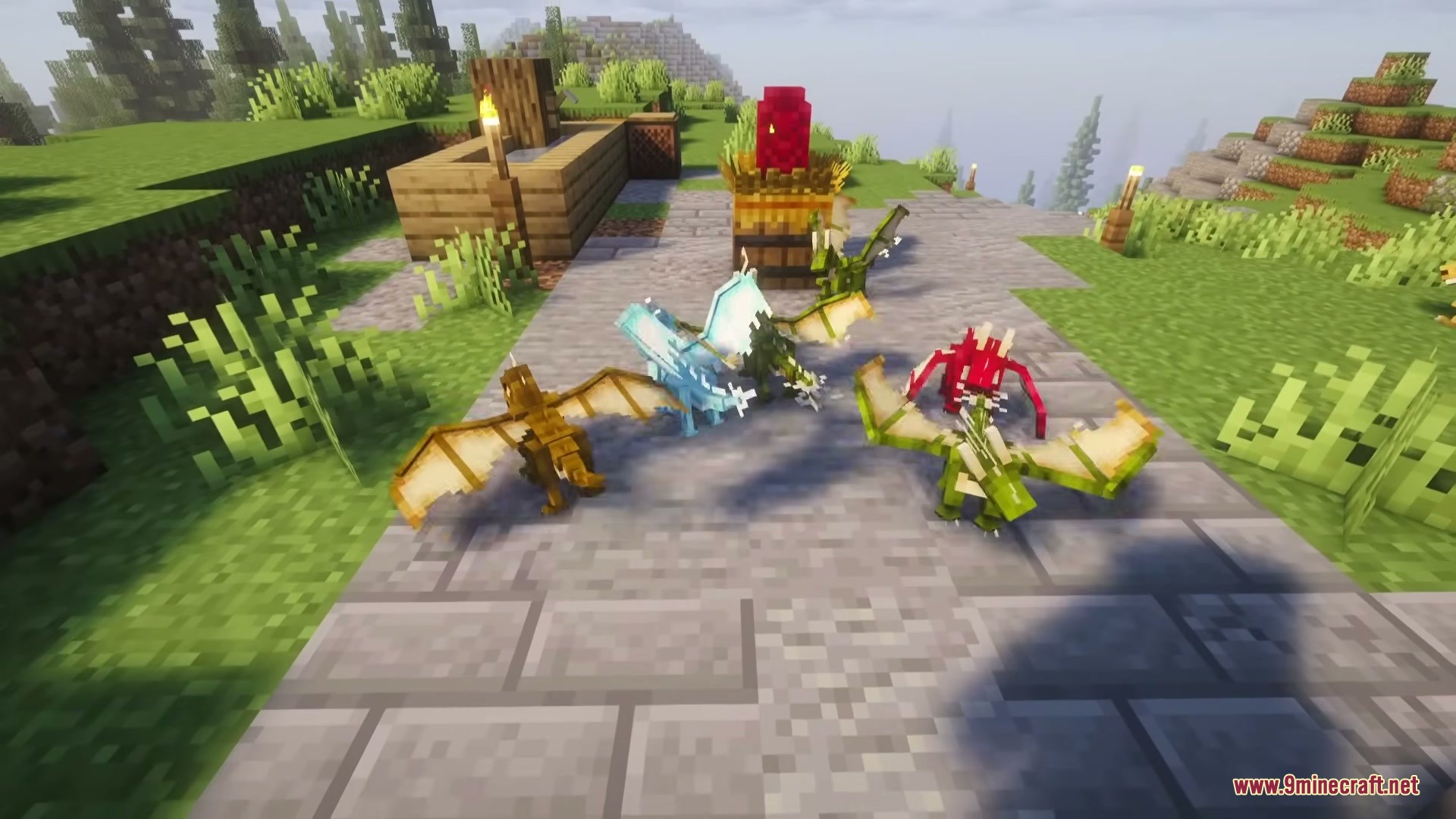 Tiny Dragons Reforged Mod (1.21.1, 1.20.1) – Hatch and Command Fire-Breathing — screenshot 1