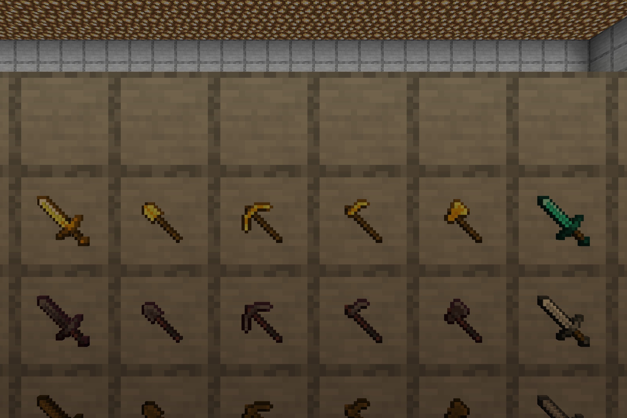 Tools 3D - Heycronus Resource Pack Screenshot 3 Tools 3D Heycronus Resource Pack adds depth to vanilla items in item frames