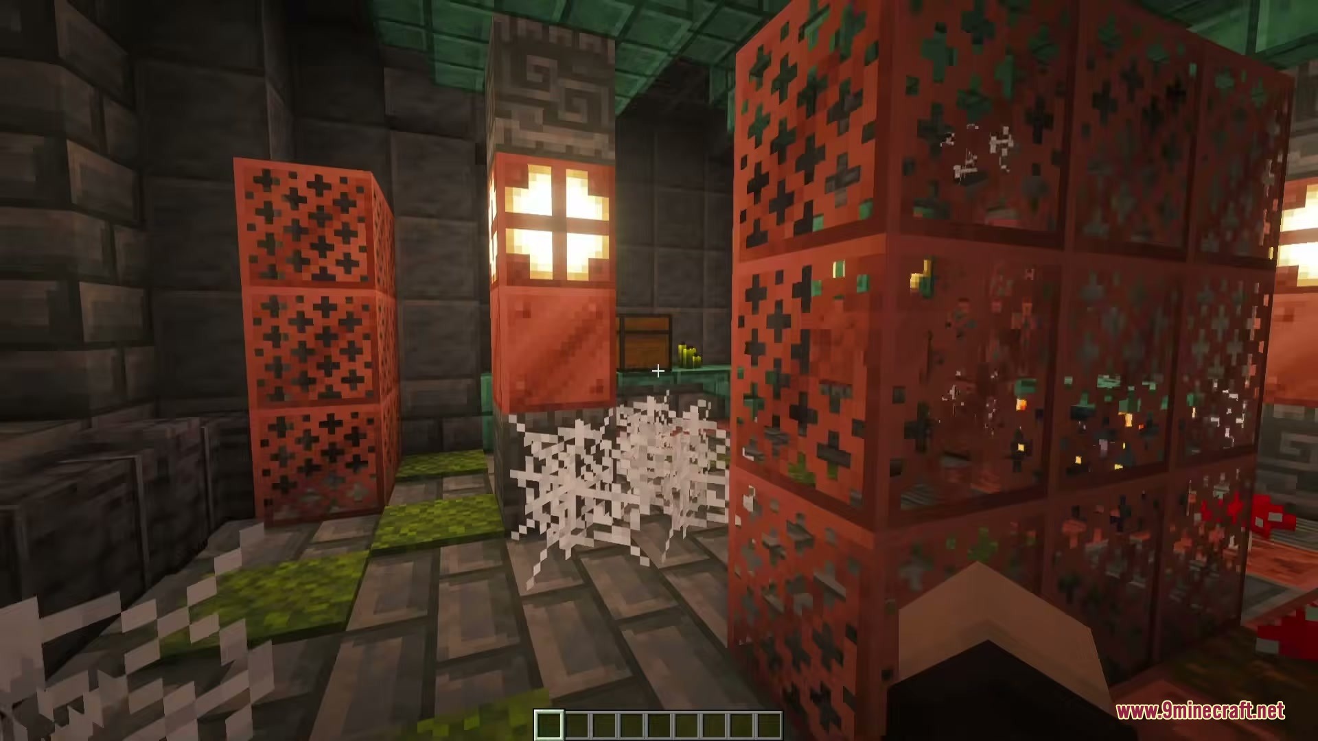 Towers of Chambers Mod Screenshot 3 A room inside the trial tower featuring copper grates and a copper bulb