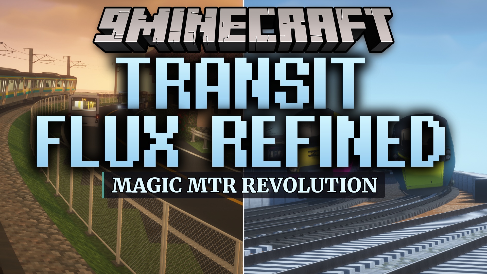 Transit Flux Refined Mod (1.20.1) – Ride Realistic Tilting Trains