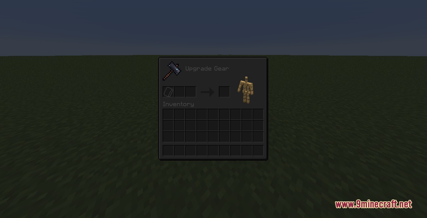 Ultra Darkmode Resource Pack Screenshot 7 Ultra Darkmode resource pack restyles the smithing table menu with a black theme