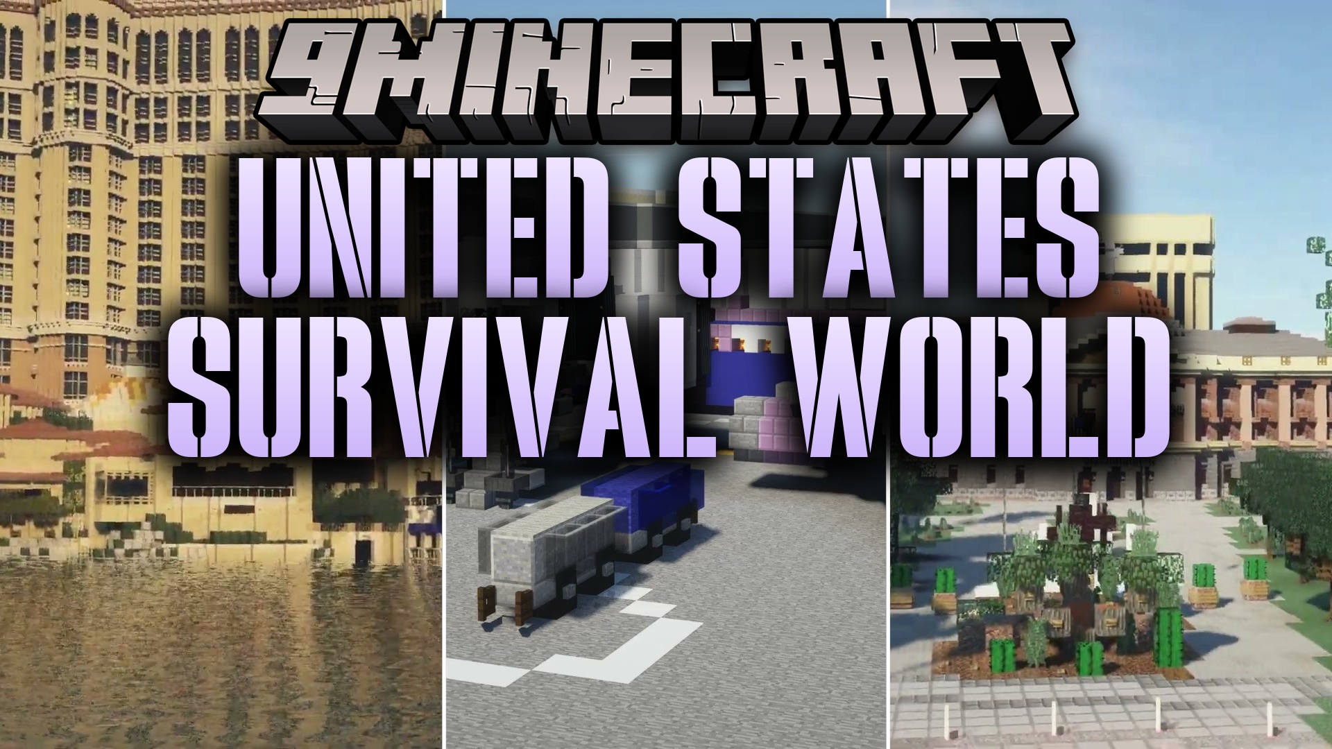 United States Survival World Map