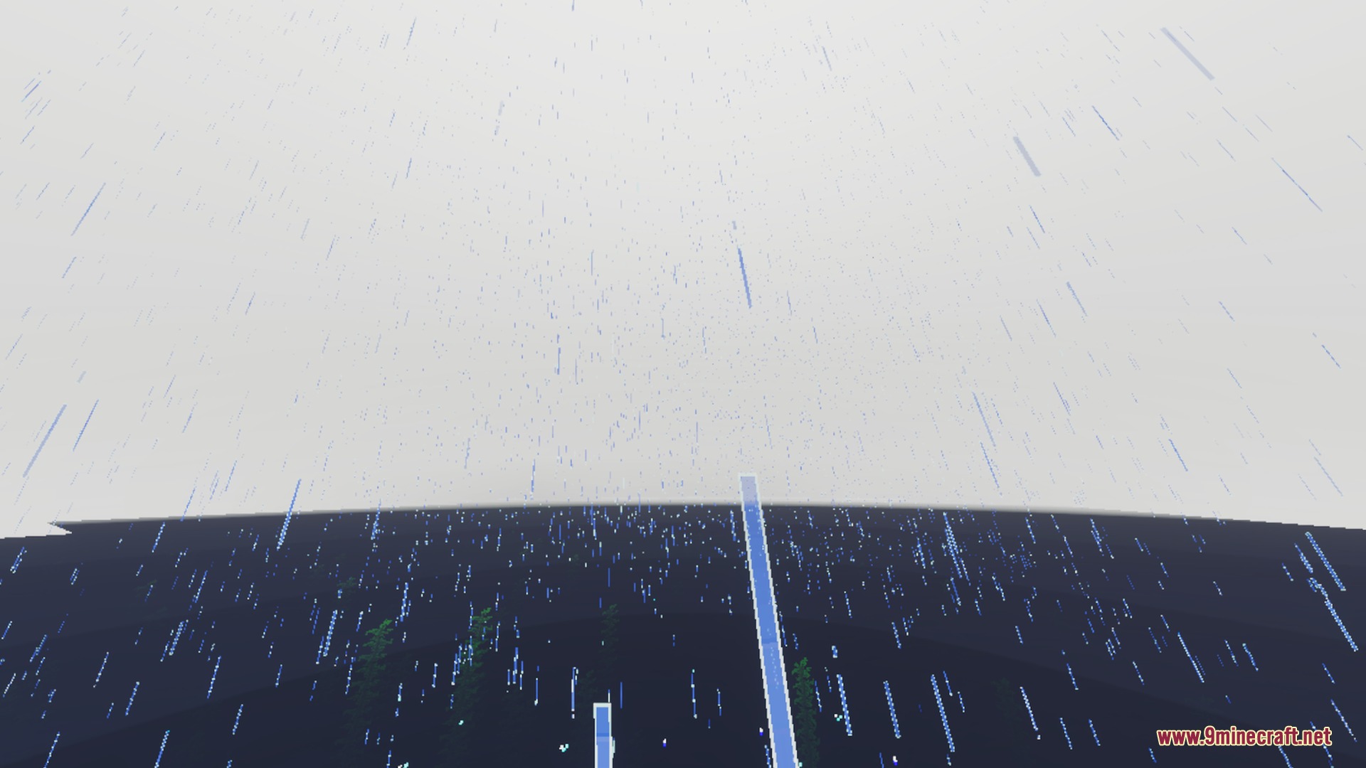 VFX VISUALS Shader Screenshot 10 Heavy rain falls over a dark ocean showcasing realistic atmospheric weather effects