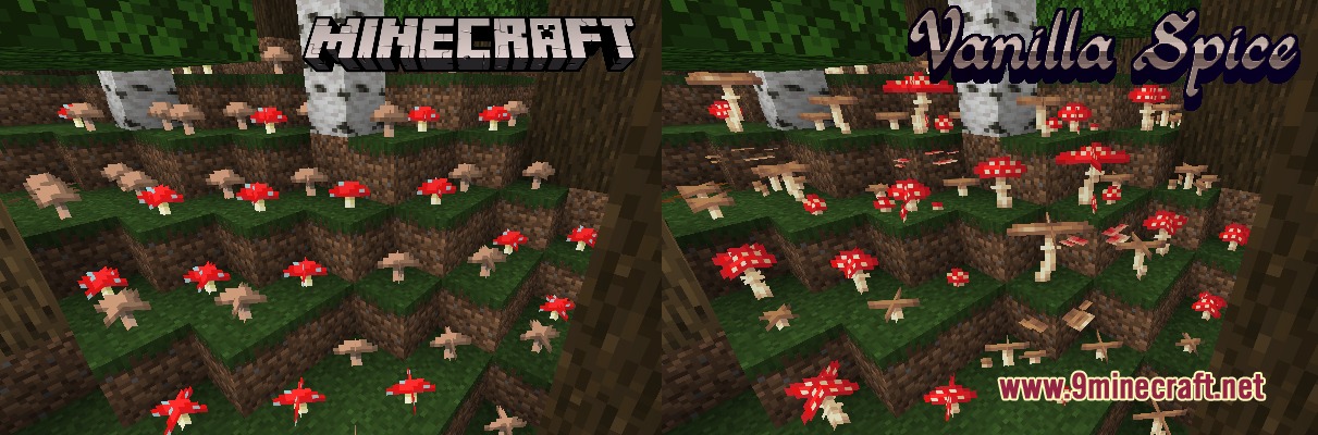 Vanilla Spice Visuals Resource Pack (26.2, 1.20.1) – Richer 3D Variety — screenshot 4