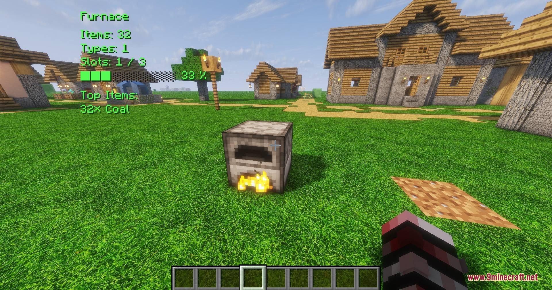 Vault Vision Peek Mod Screenshot 7 Vault Vision Peek Mod displays item information on screen for a furnace