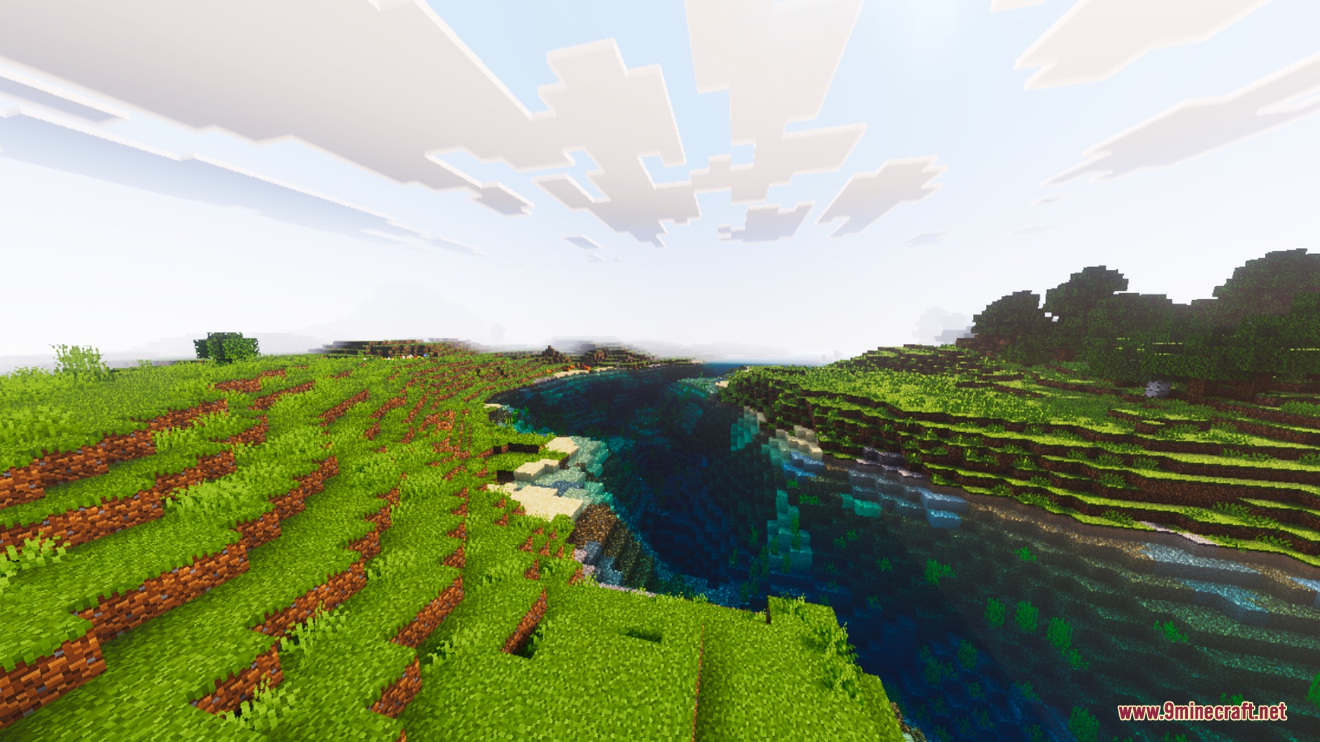 Velmora Visuals Shader (26.x, 1.21) – Vivid Aurora Skies and Raytraced-Style — screenshot 3