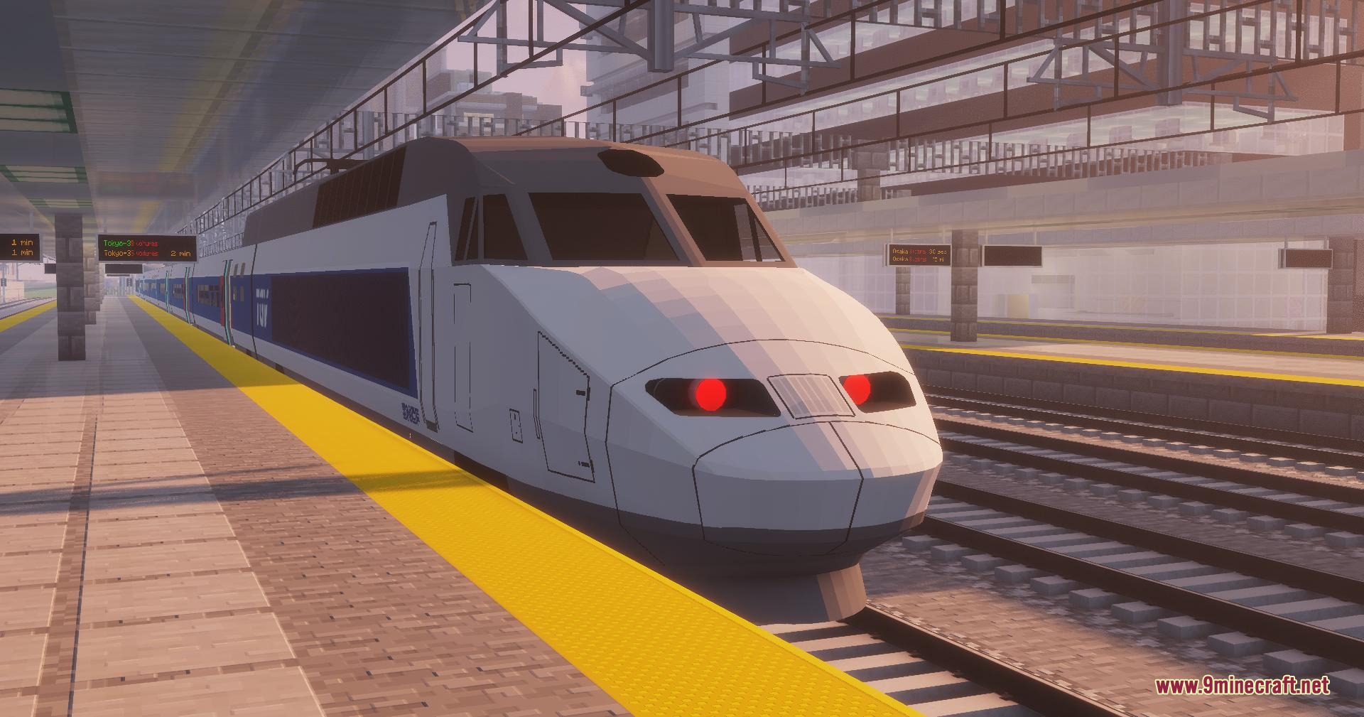 Velocity Rail Streamline Resource Pack Screenshot 8 Close up of a TGV locomotive from the Velocity Rail Streamline pack