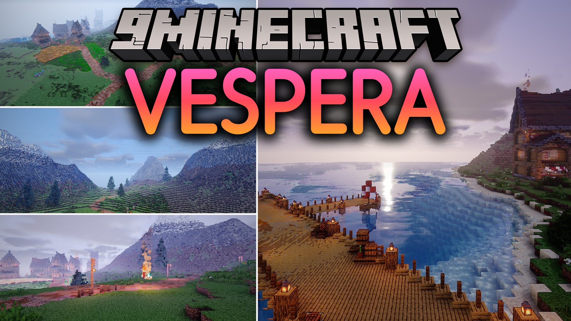 Vespera Shaders (26.2, 1.20.1) – Volumetric Clouds and Colored Shadows