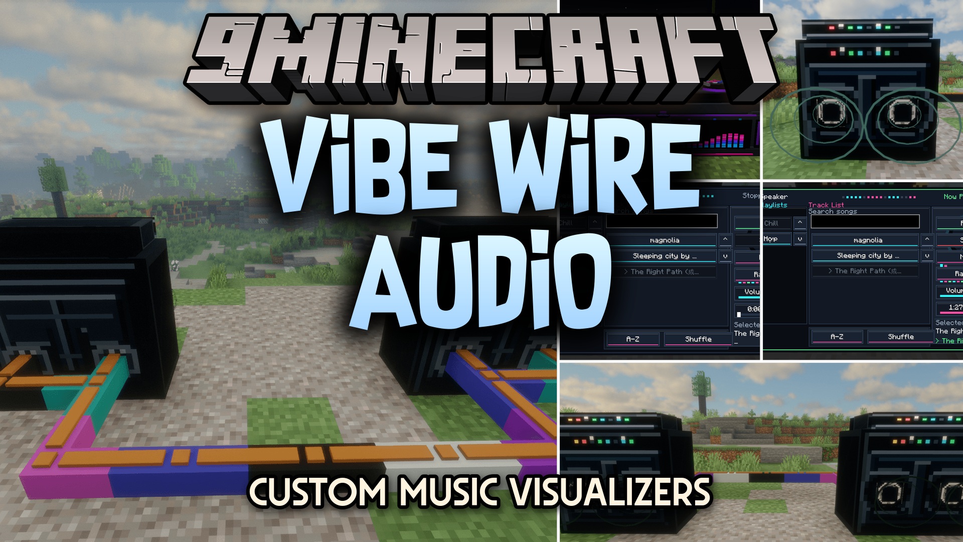Vibe Wire Audio Mod (1.21.1, 1.20.1) – Host Live Concerts with Custom Music