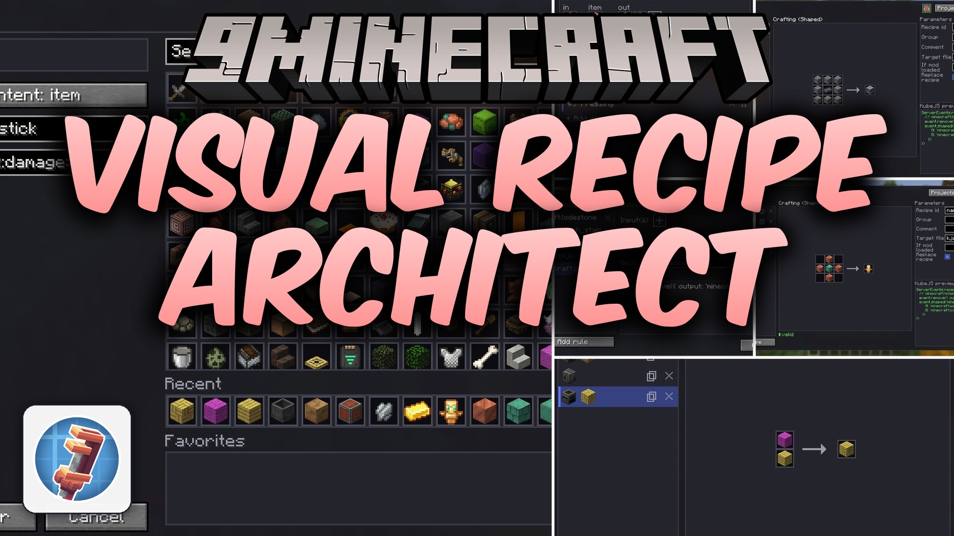 Visual Recipe Architect Mod