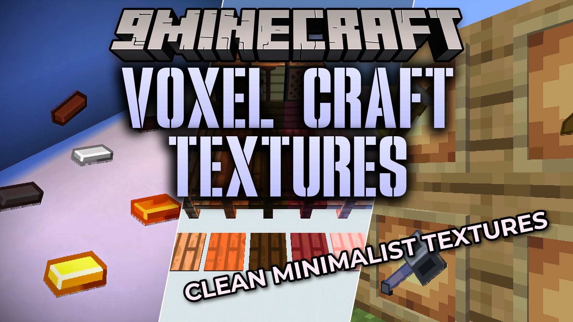 Voxel Craft Textures Resource Pack (26.2, 1.21.11) – Clean Barebones World