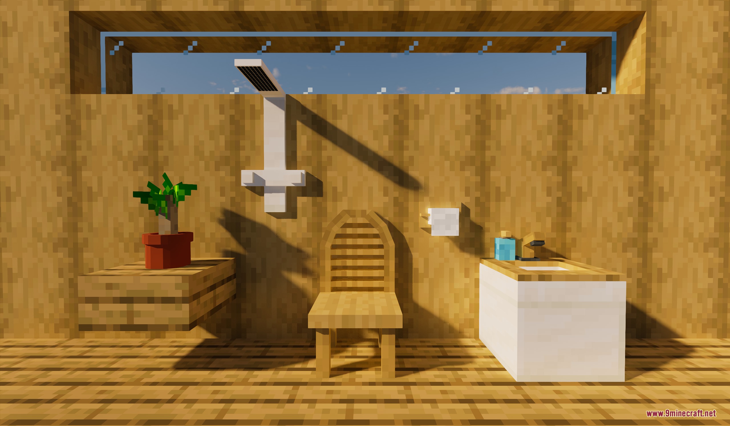 Voxelized Furniture Mod (26.2, 1.21.1) – Decorate Cozy Modern Homes — screenshot 1