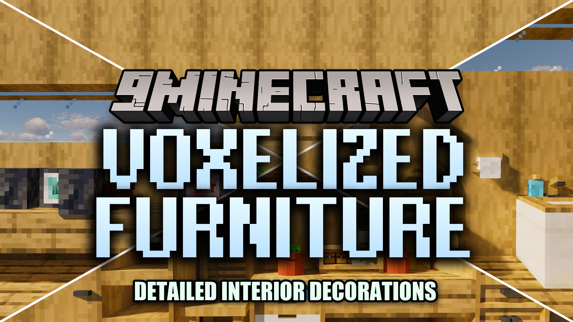 Voxelized Furniture Mod (26.2, 1.21.1) – Decorate Cozy Modern Homes