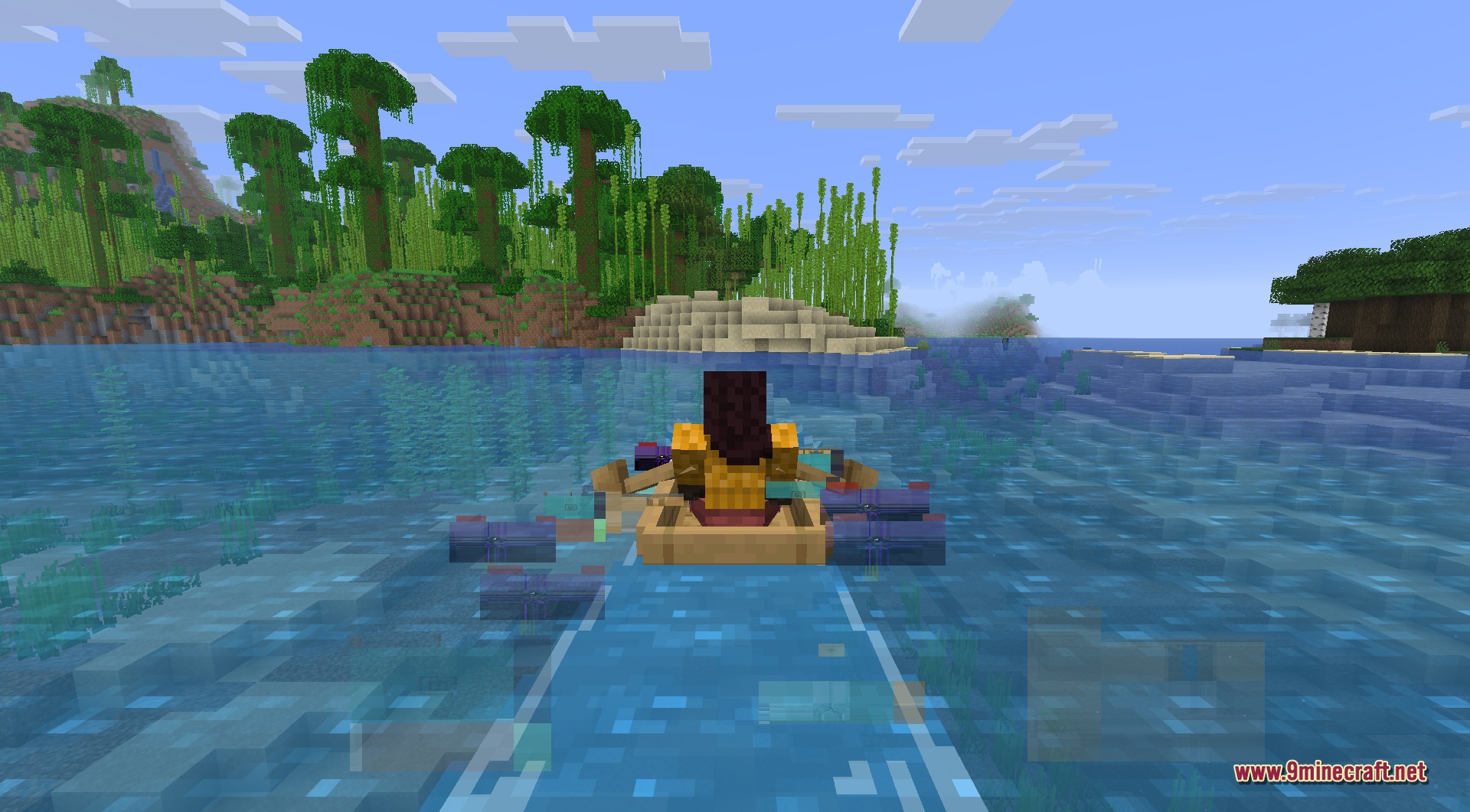 Wakes 9minecraft Mod (26.2) – Leave Realistic Wave Trails Behind Your Boat — screenshot 3