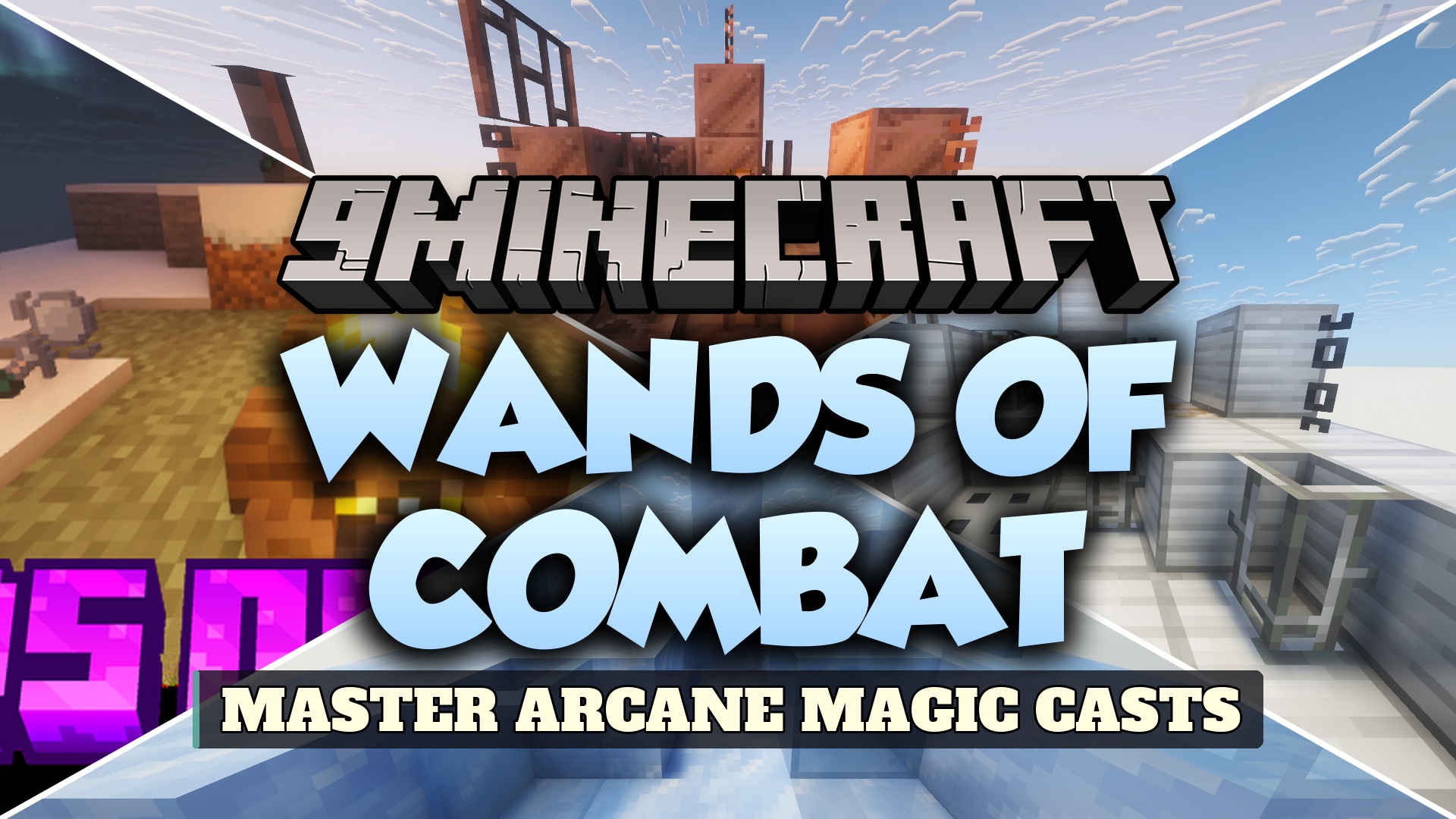 Wands of Combat Mod (26.2, 1.21.1) – Cast Powerful Elemental Spells in Battle