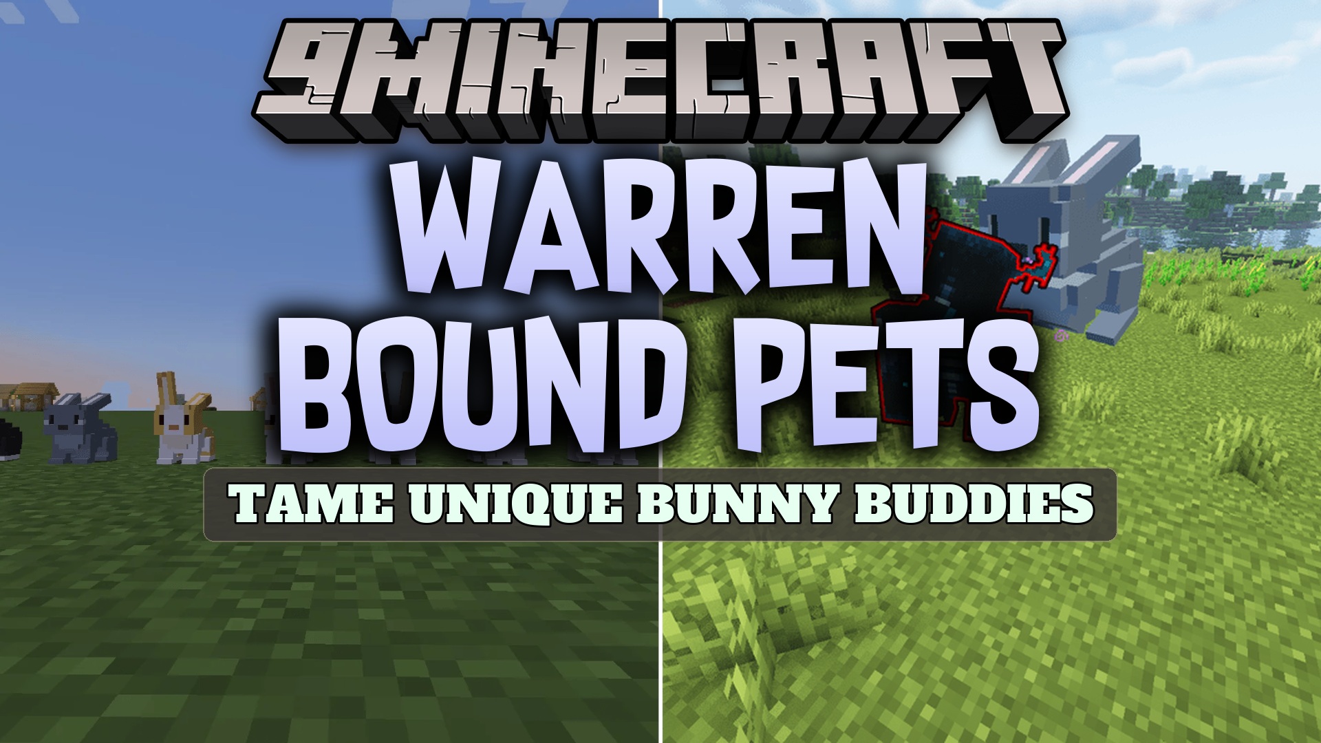 Warren Bound Pets Mod (1.21.8, 1.20.1) – Turn Wild Rabbits Into Loyal Traveling