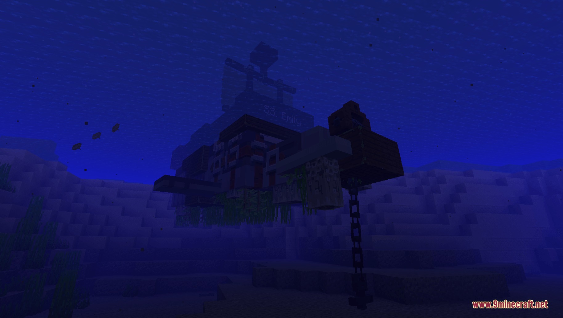 Whaleborne Mod Screenshot 6 A tamed Hullback transformed into a living ship anchored to the seabed