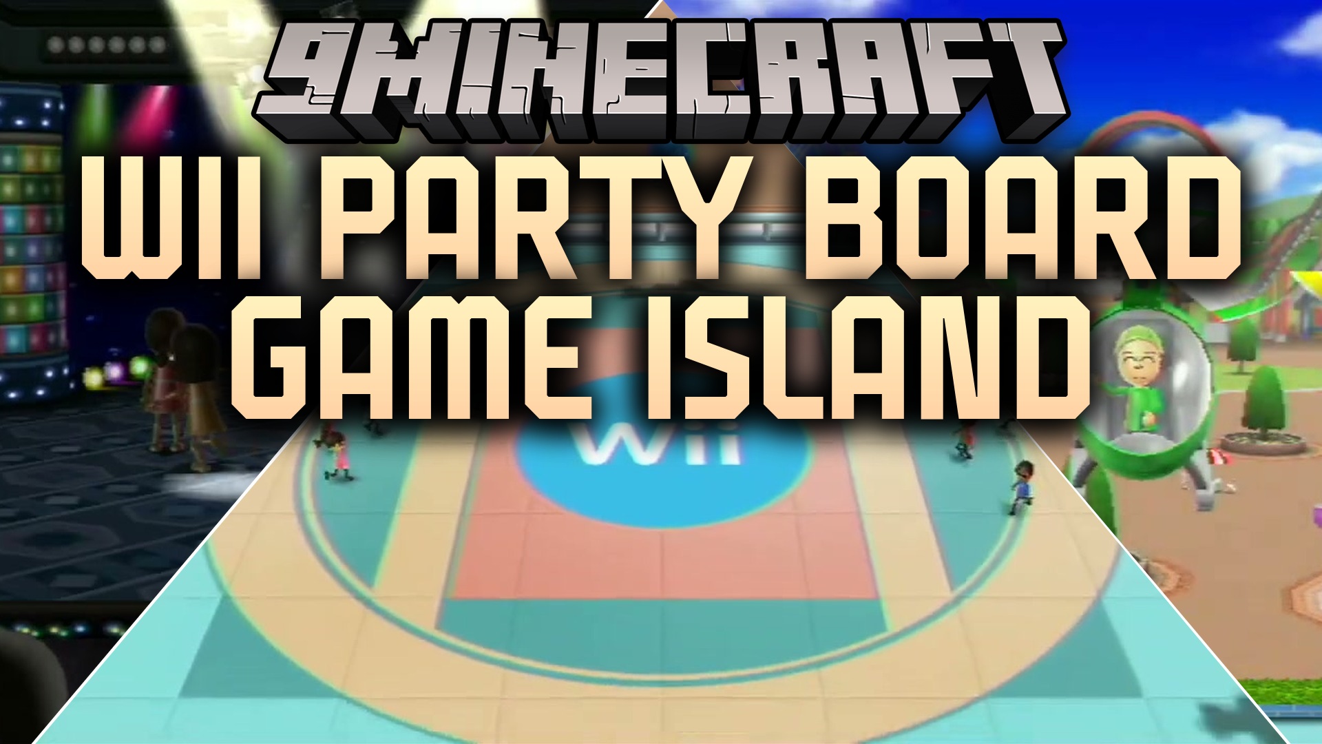 Wii Party Board Game Island Map