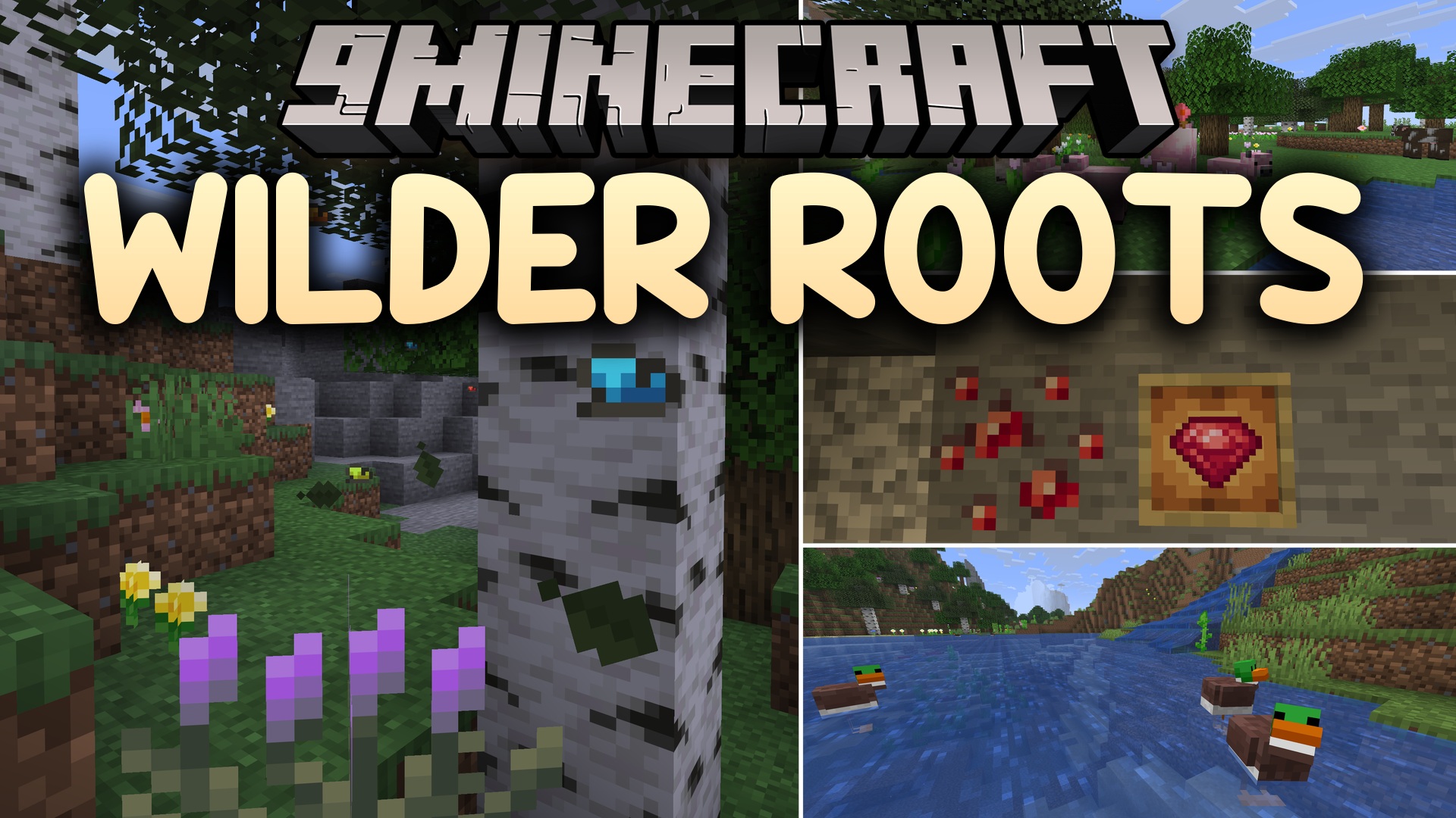 Wilder Roots Mod (26.2, 26.1.2) – Bring Peaceful Wildlife and Shiny Rubies