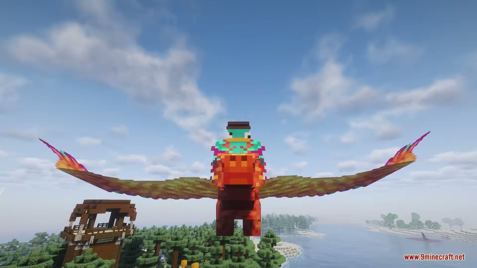 Wings of Fire by RipleysMods Mod (1.21.1, 1.20.1) – Soar Across Your World — screenshot 1