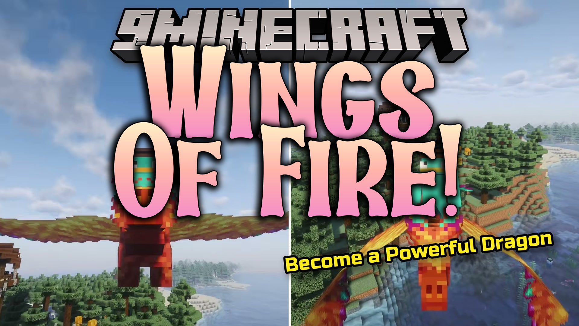 Wings of Fire by RipleysMods Mod (1.21.1, 1.20.1) – Soar Across Your World