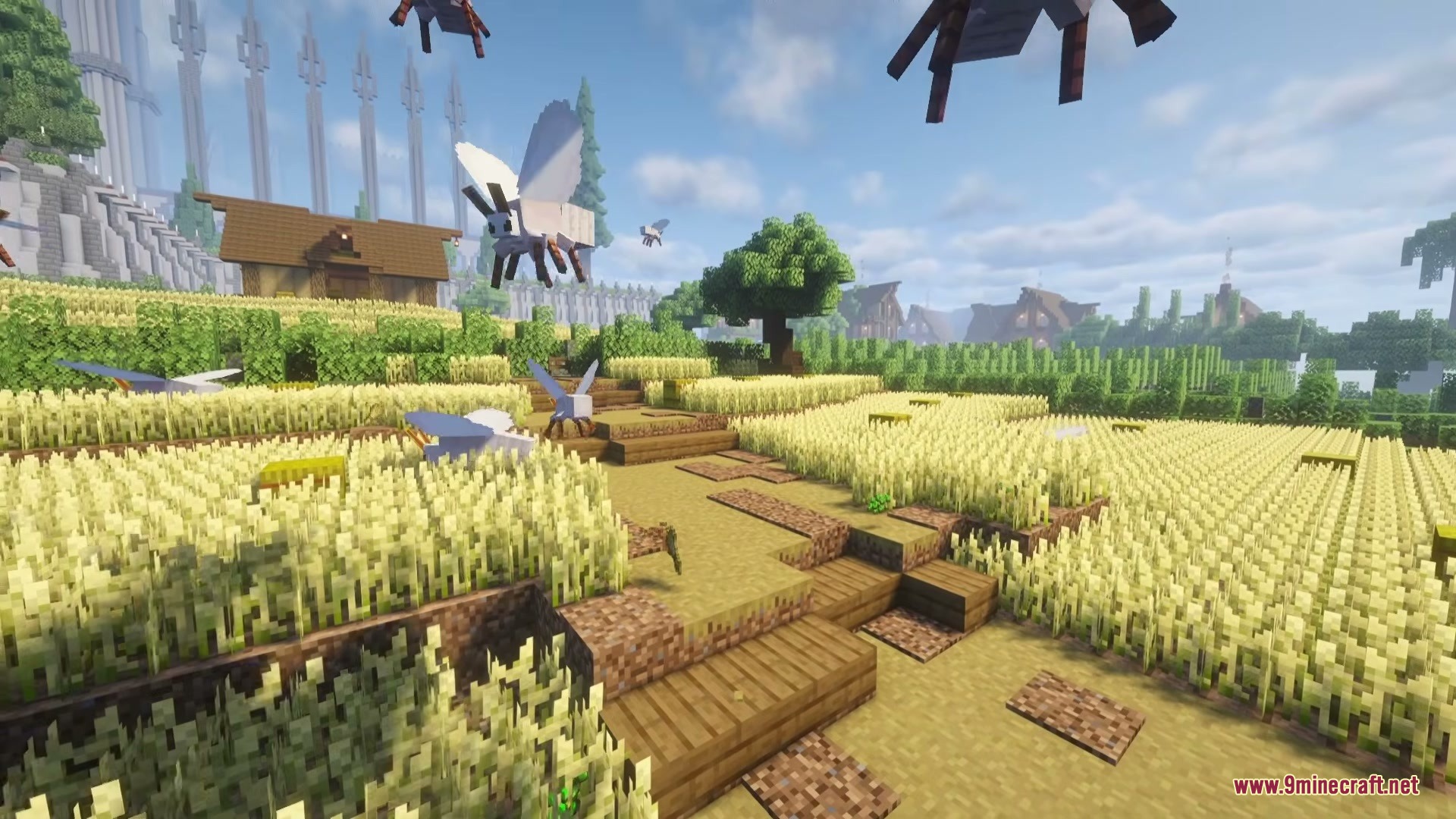 Wishes 'N Whims Mod (1.20.1) – Tame Giant Silkmoths to Fly and Build in Mid-Air — screenshot 3