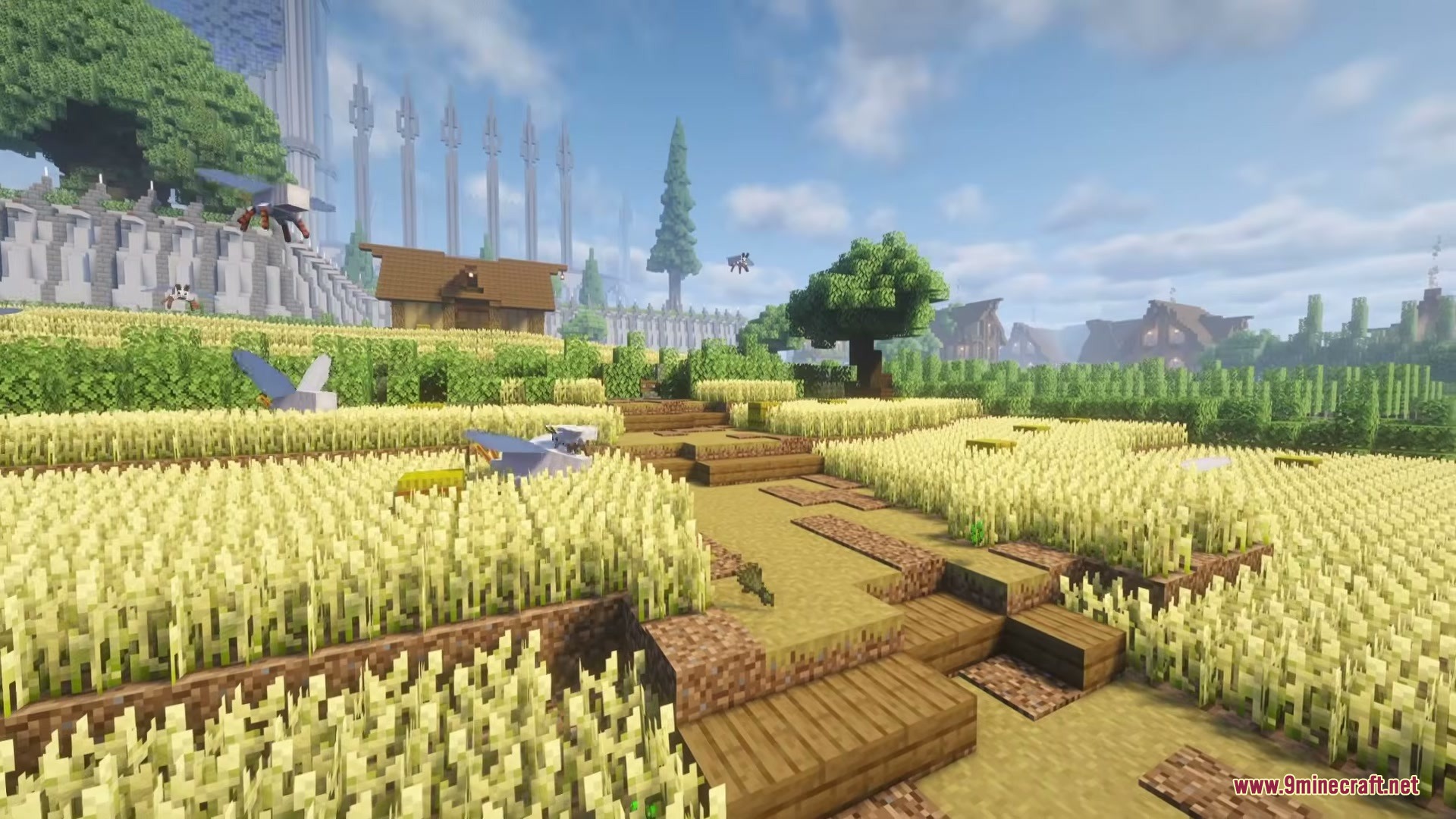 Wishes 'N Whims Mod (1.20.1) – Tame Giant Silkmoths to Fly and Build in Mid-Air — screenshot 4