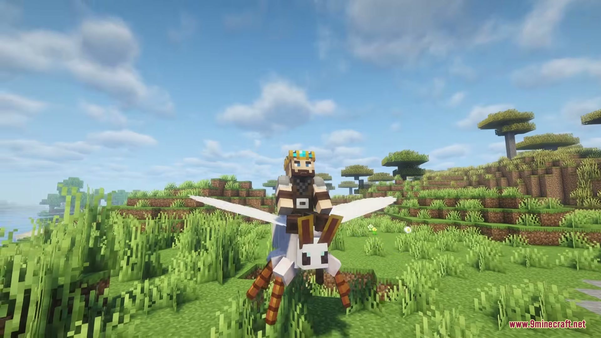 Wishes 'N Whims Mod (1.20.1) – Tame Giant Silkmoths to Fly and Build in Mid-Air — screenshot 5
