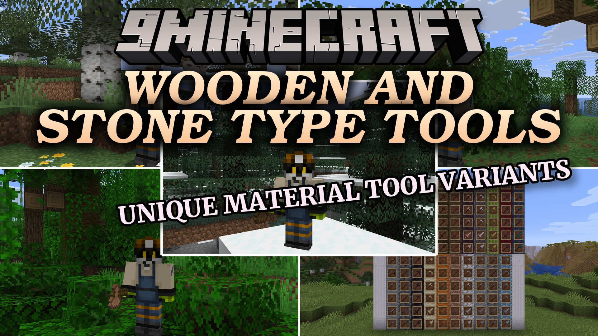 Wooden and Stone Type Tools Resource Pack